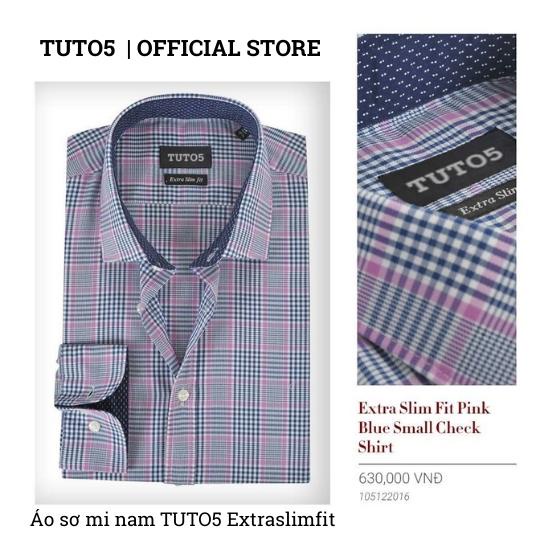 Áo sơ mi nam dài tay công sở caro TUTO5 thời trang cao cấp chất đẹp Extraslimfit Shirt kháng khuẩn khử mùi tốt, ít nhăn