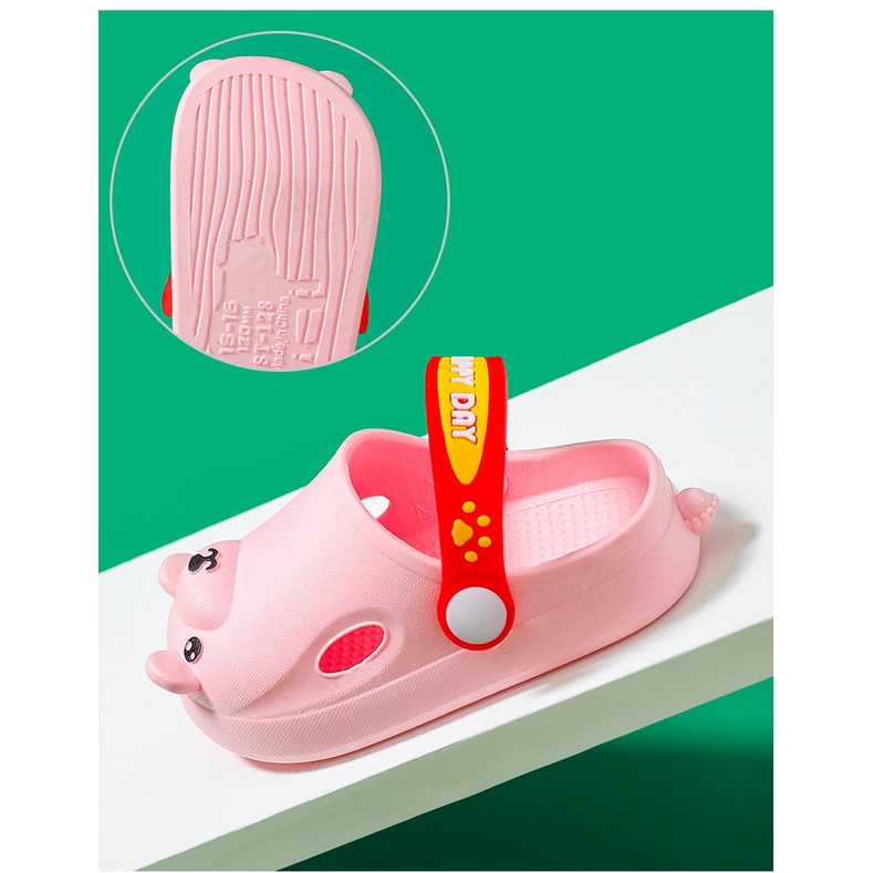 Dép Sục hình con gấu cho bé trai bé gái siêu nhẹ chống trơn trượt chính hãng - TD16