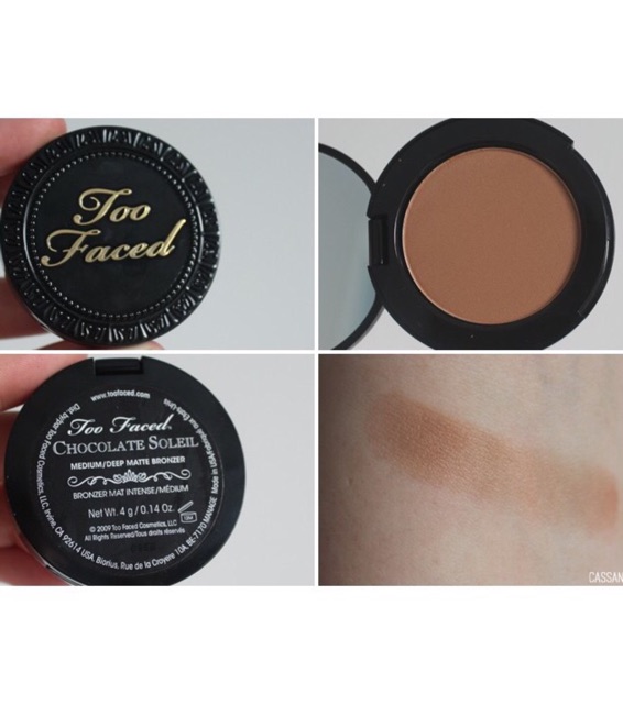 Phấn tạo khối TOO FACED Chocolate Soleil Matte Bronzer | BigBuy360 - bigbuy360.vn