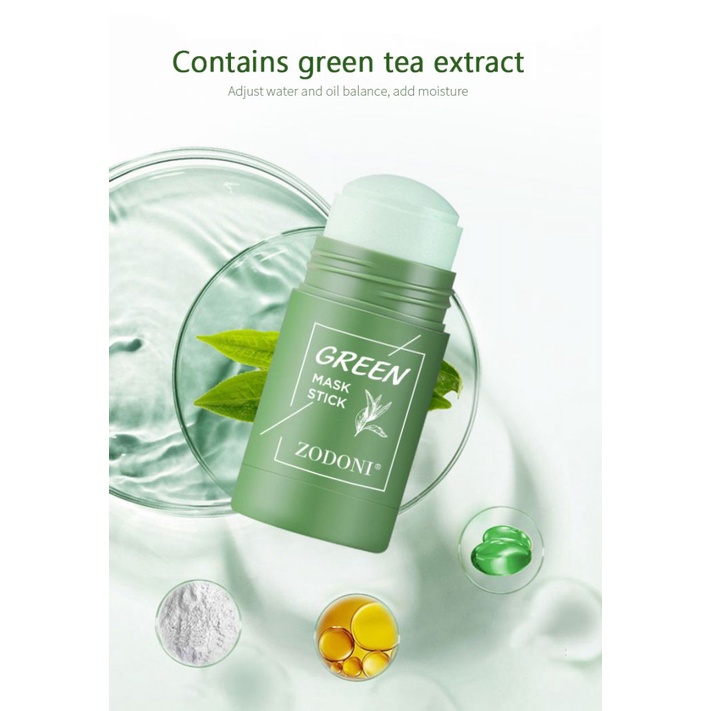 (Hàng Mới Về) Mặt Nạ Bùn Trà Xanh Dưỡng Ẩm Kiểm Soát Dầu Làm Sạch Sâu Cải Thiện Lỗ Chân Lông Cho Mọi Loại Da | BigBuy360 - bigbuy360.vn