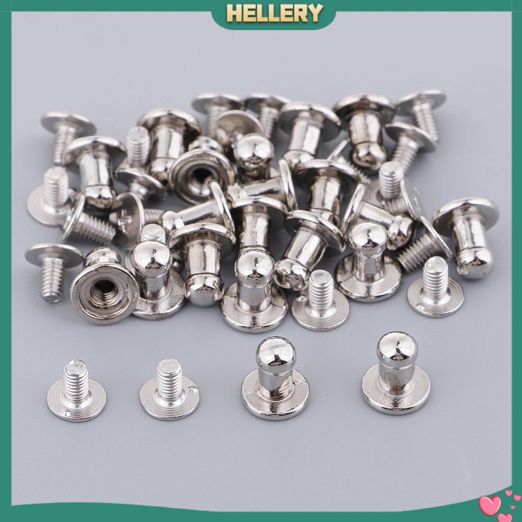 Set 20 Đinh Tán Đầu Tròn mini Bằng Đồng Chuyên Dụng Làm Đồ Da