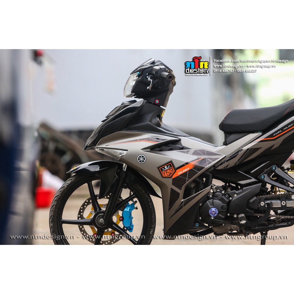 Tem Rời Dán Xe Exciter 150 Mẫu Cực Chất, Hàng 3 Lớp Chất Lượng Cao