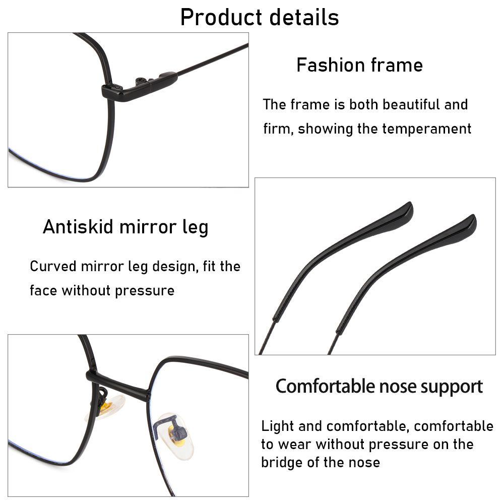 ESPO Kính Mát Gọng Vuông Chống Bức Xạ Phong Cách Vintage