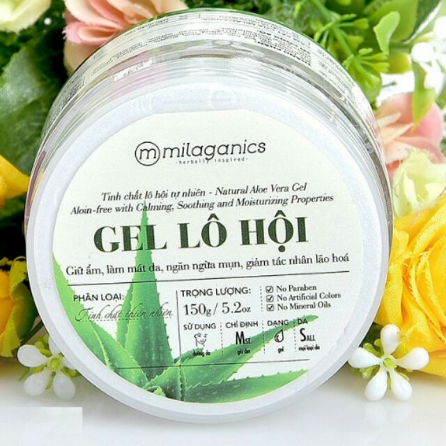 Gel nha đam Milaganics 150 g