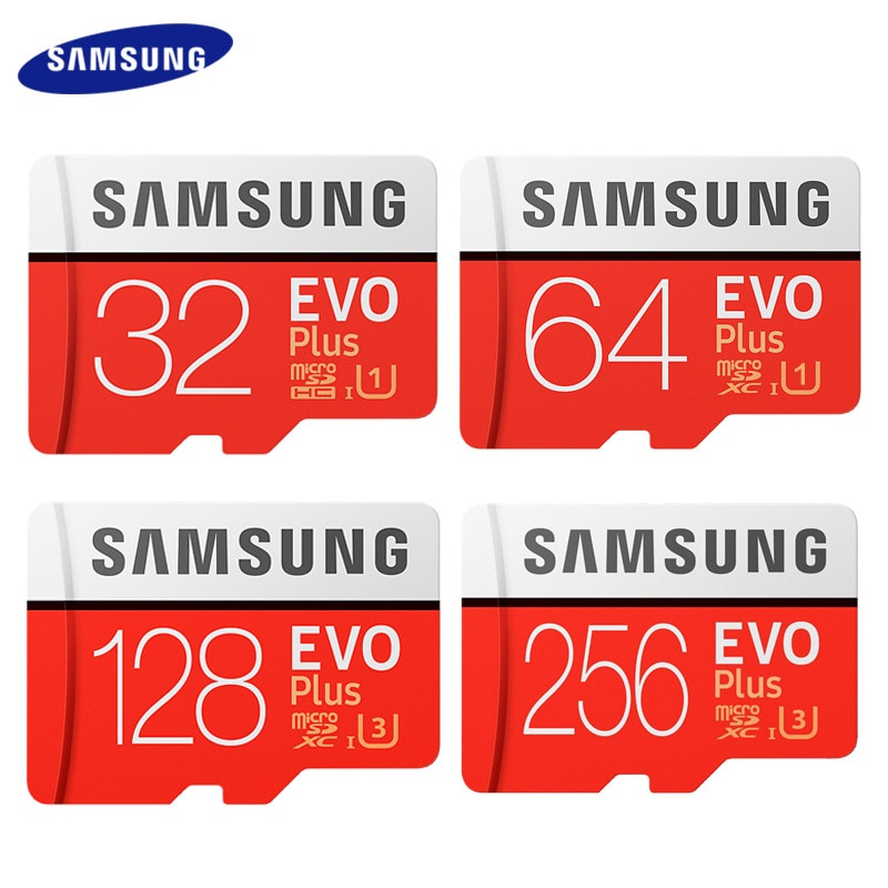 SAMSUNG Thẻ Nhớ Micro SD Tốc Độ Cao 256GB 100 MB / S Micro SD TF 128G 64GB 32GB