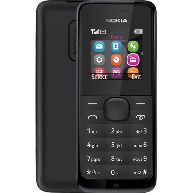 Điện thoại Nokia 105 (Chính hãng) kèm Xạc,pin