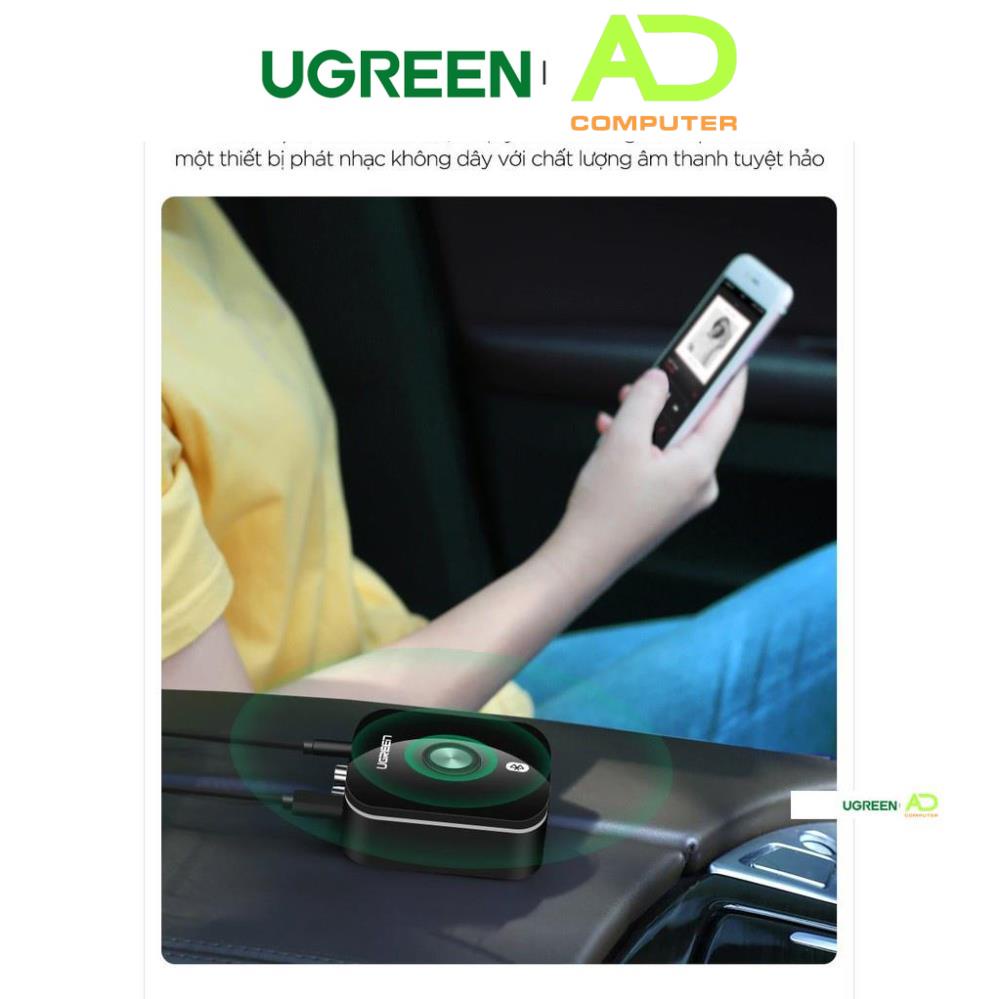 Bộ nhận âm thanh Bluetooth 5.0 đầu ra 3,5mm + 2 đầu RCA UGREEN 30445