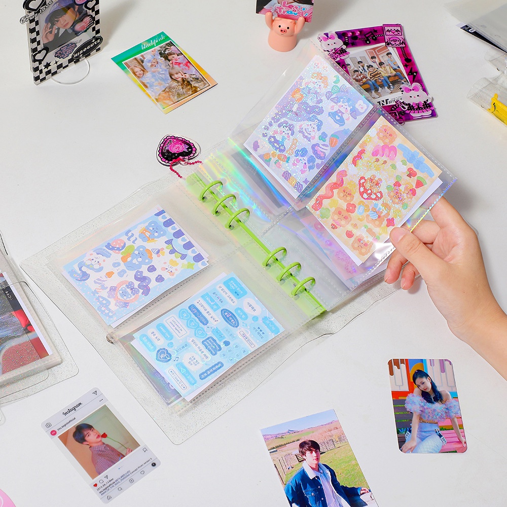 Sổ Còng Binder  Hộp Album Ảnh 6 Ngăn Khổ A5