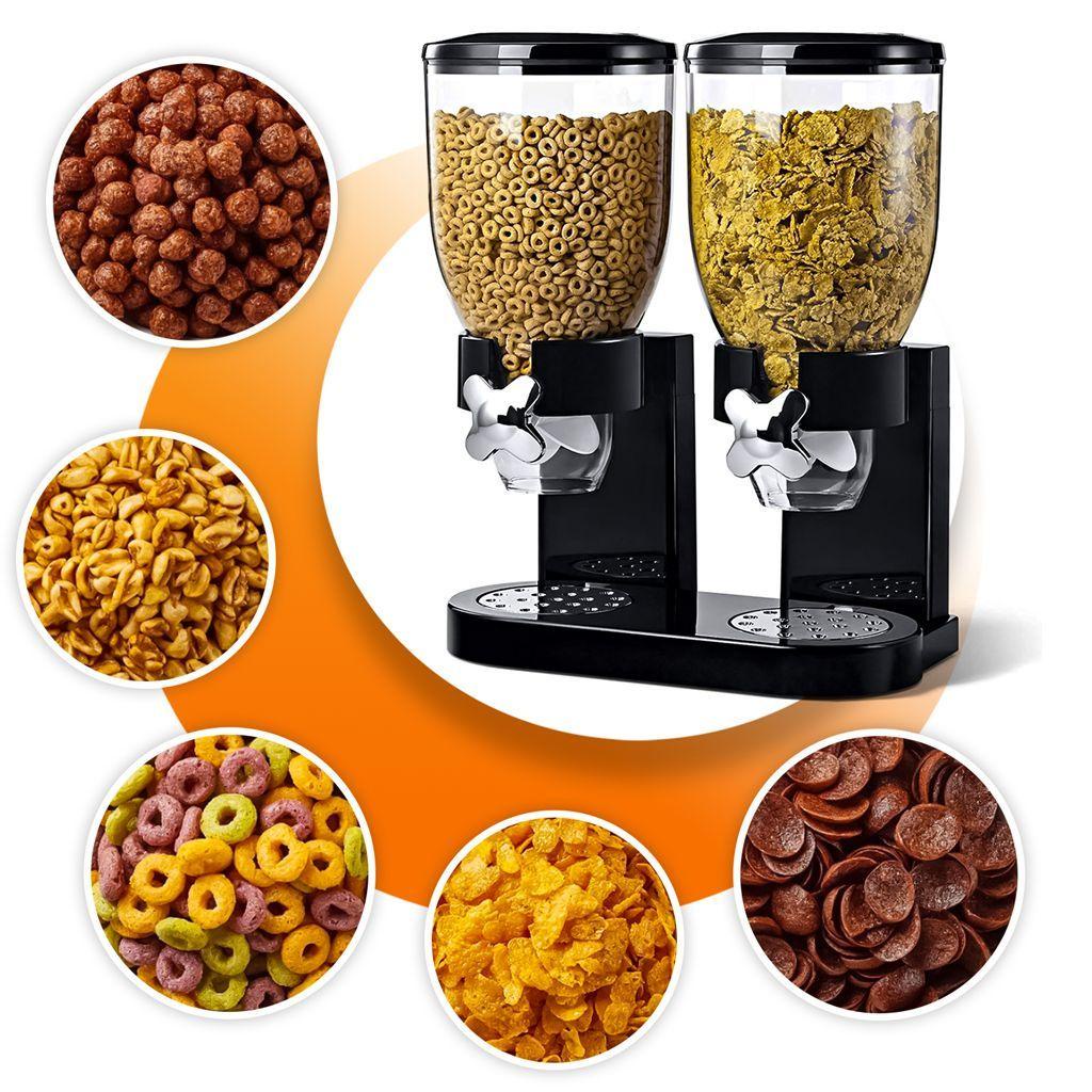 Hộp Đựng Thức Ăn Khô / Hạt / Ngũ Cốc Cỡ Lớn Có Nắp Đậy Tiện Dụng