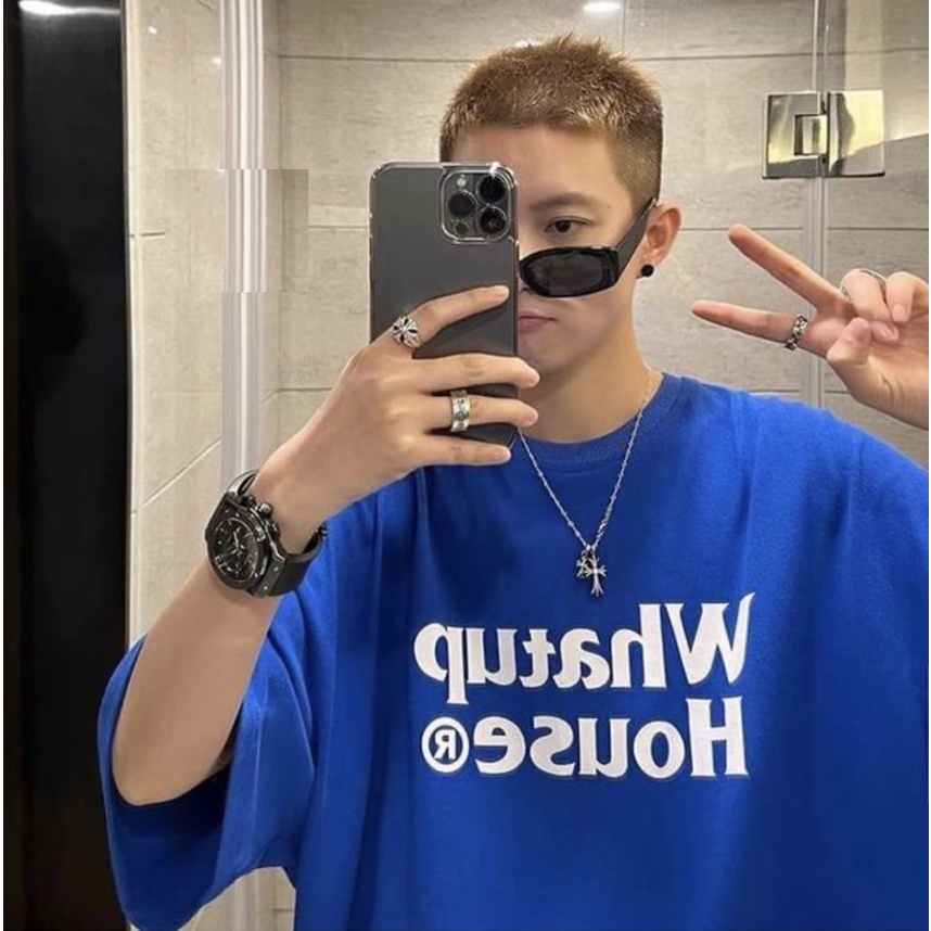 Áo Thun Whatup Form Rộng PEONYB Unisex [FREESHIP]  Phông tay lỡ nữ in chữ vintage đẹp, pull cộc 3158 cá tính Ulzzang