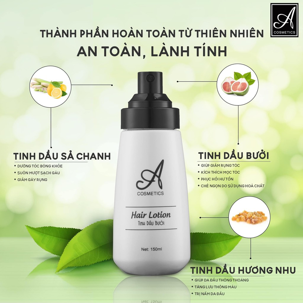 Combo tóc suôn mượt Acosmetic