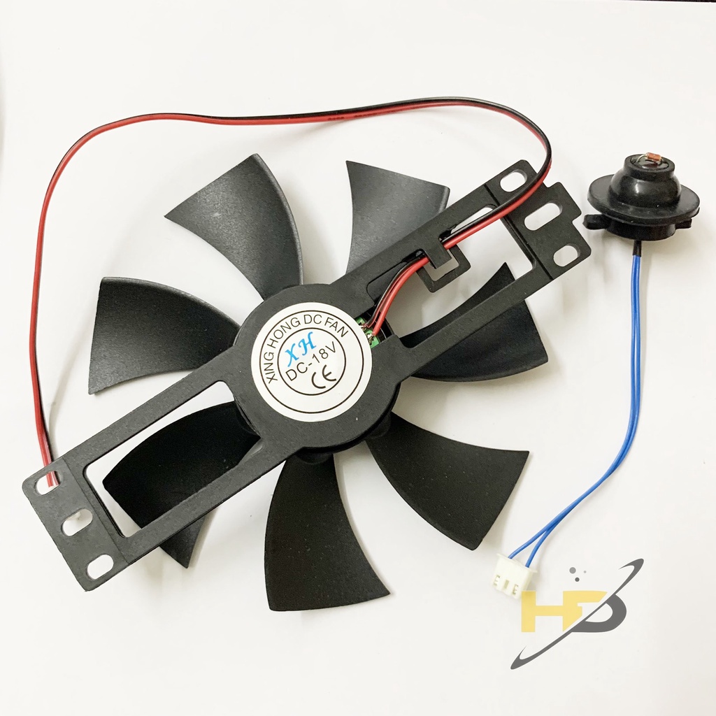 Combo Quạt Tản Nhiệt 18VDC Và Dây Cảm Biến Dùng Cho Mạch Bếp Từ Loại Tốt