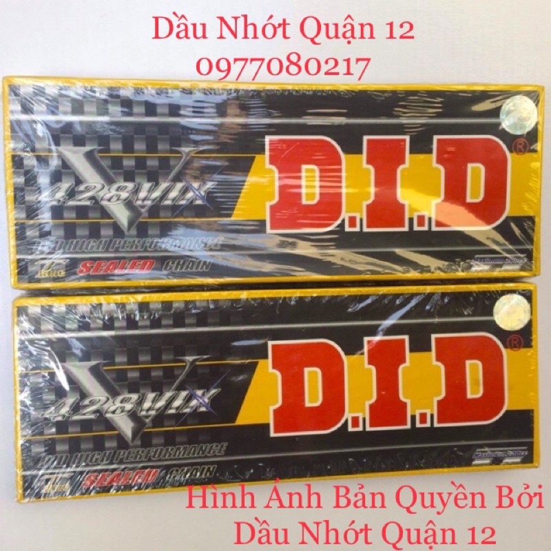 Sên TFX R15 - DID 428VIX Có Phốt Cao Su T-rings 132 Mắt Chính Hãng DID - Thailand