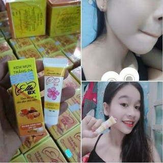 kem mụn trắng da Ella 8x