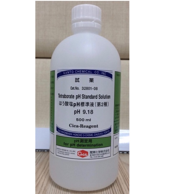 Dung dịch chuẩn PH 9.18 chai 500ml Kanto Nhật