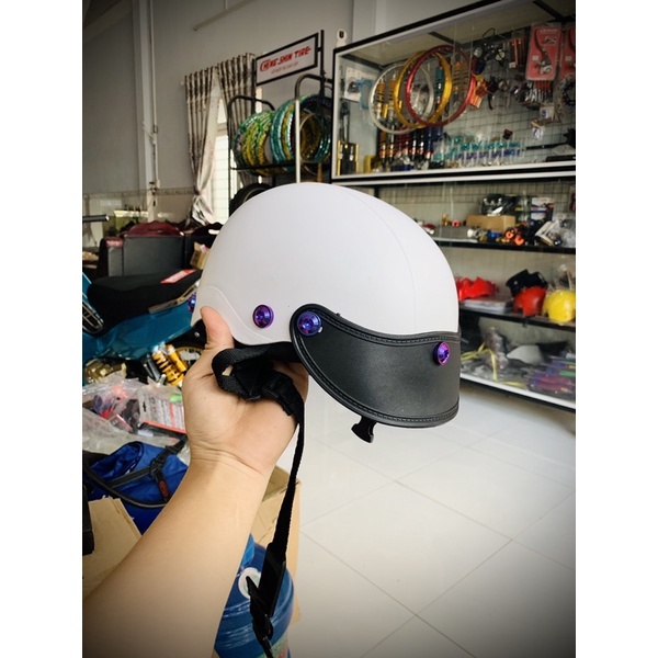 Nón gắn ốc Titan ( Nam + Nữ đều dùng được )