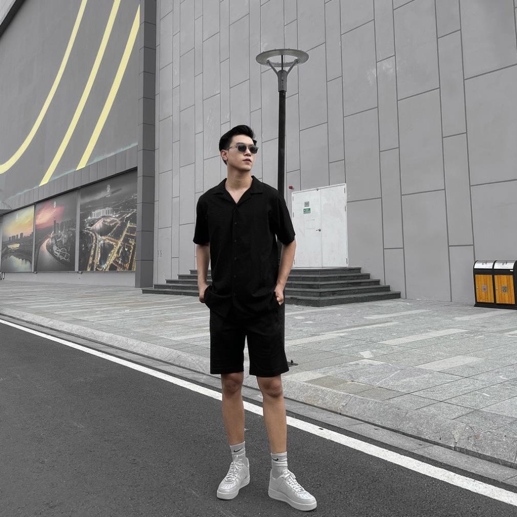 Áo sơ mi nam vải đũi thoáng mát không nhăn form regular sơ mi cộc tay basic Dành Cho Nam Và Nữ Mina-Fashion Titi-Fashion