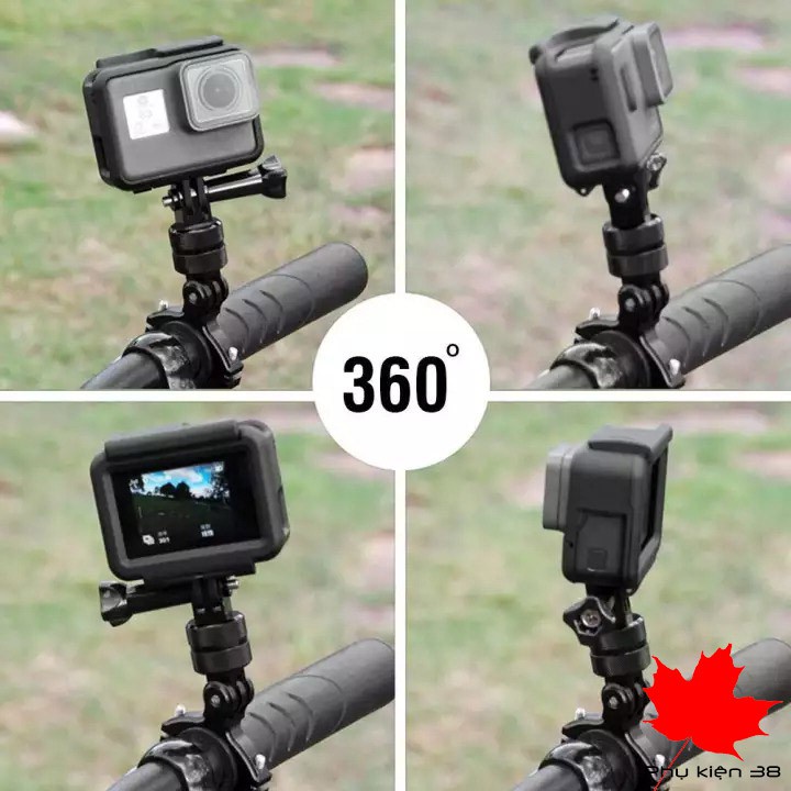 [kho sẵn sàng] Kẹp ghidong ghi đông, gắn xe đạp xe máy cho camera hành động gopro, sjcam, eken | BigBuy360 - bigbuy360.vn
