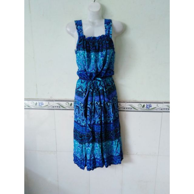Đầm tole dún bụng
