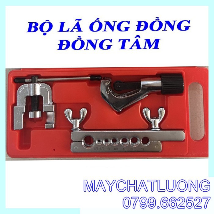 BỘ LÃ ỐNG ĐỒNG -ĐỒNG TÂM 1226  KÈM DAO CẮT