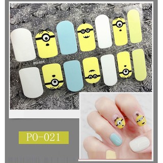 Miếng dán móng tay Silicon - Nail Wraps (14 miếng dán khô)
