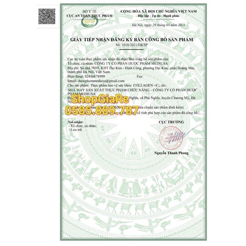 Collagen C 16000mg đẹp da chống lão hóa mờ thâm trắng da Hộp 60 viên