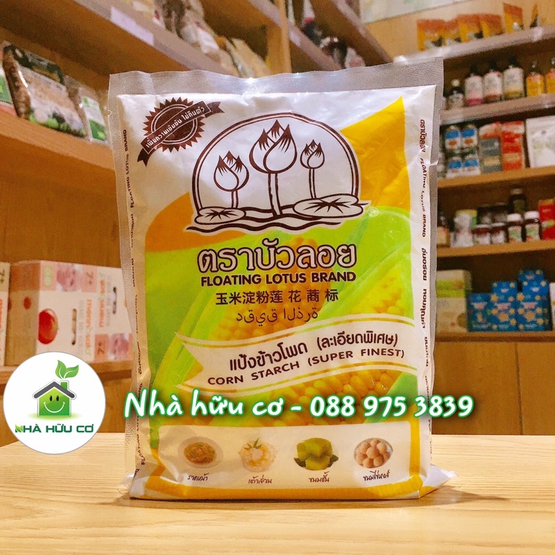 Tinh bột bắp non GMO Thái Lan 500g/100g - Date: 1/11/2023 - Nhà hữu cơ