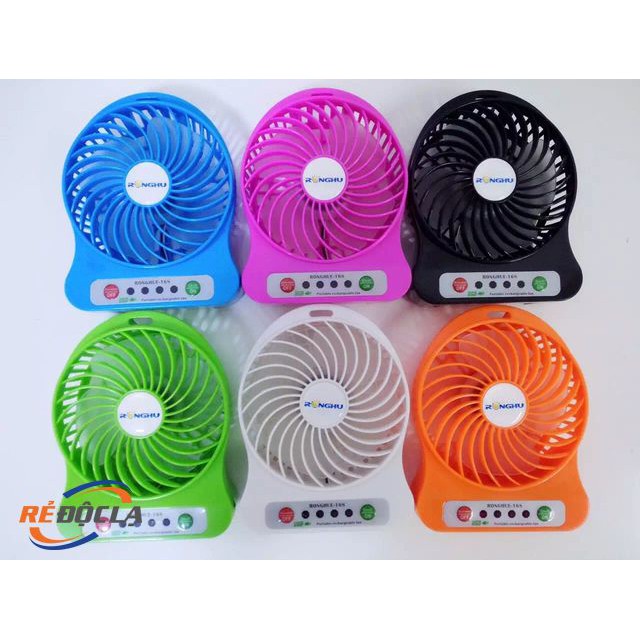 COMBO 30 CÂY QUẠT MINI 3 TỐC ĐỘ KÈM PIN