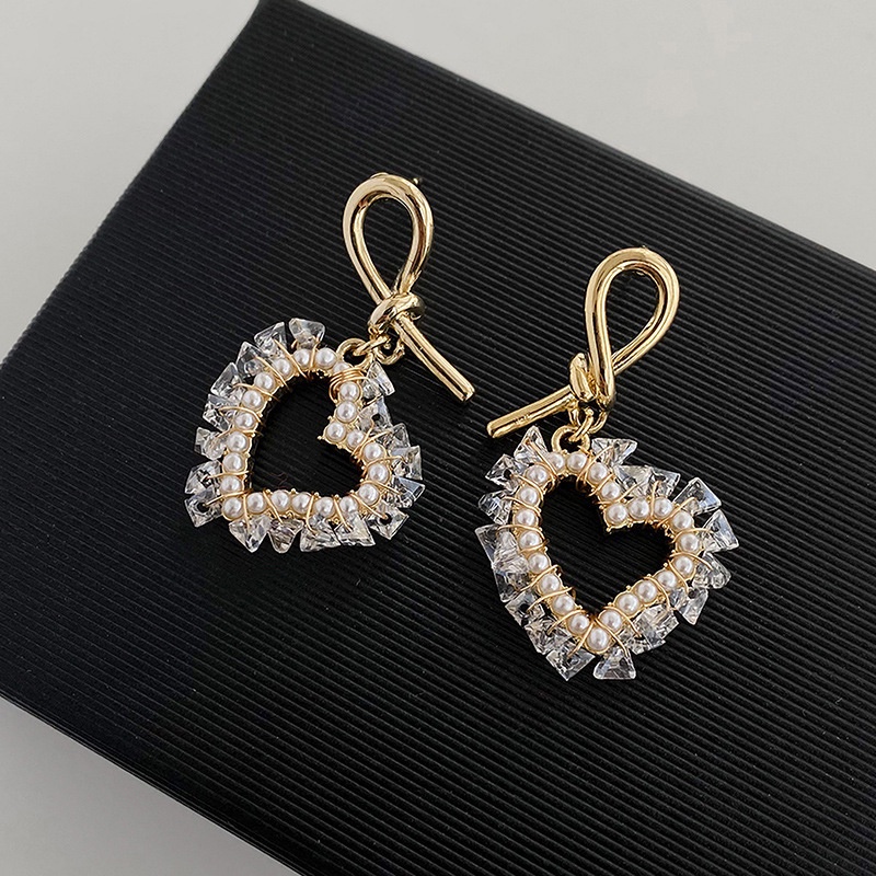 Bông Tai Dáng Dài Bằng Bạc 925 Đính Ngọc Trai Sang Trọng Phong Cách Hàn Quốc Thời Trang Cho Nữ