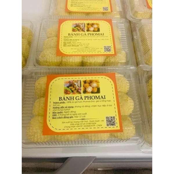 Bánh gà nhân phô mai 500gr ( Giao hàng ship now hà nội )