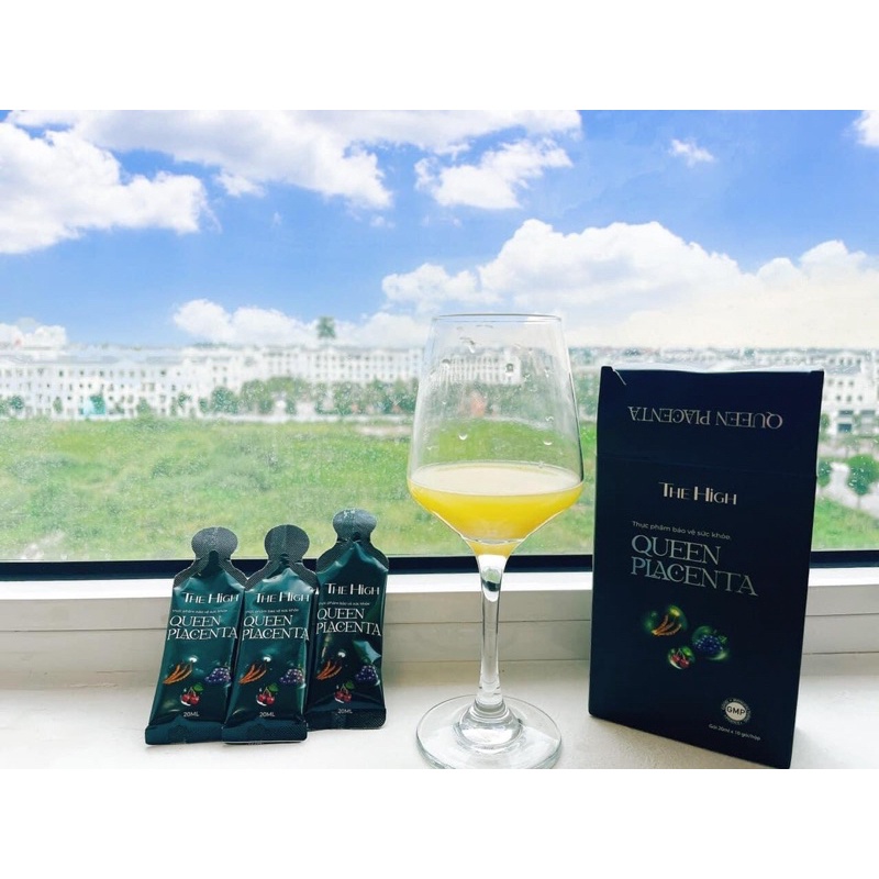Nước uống nhau thai cừu collagen QUEEN PLACENTA The High