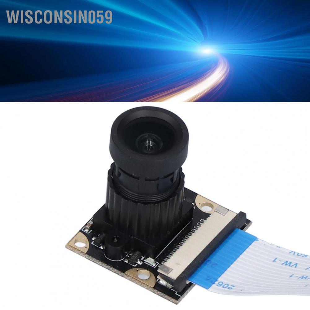Wisconsin059 5 MP Camera Module 75° 3.6mm Lens Webcam Board with OV5647 Sensor for Raspberry Pi