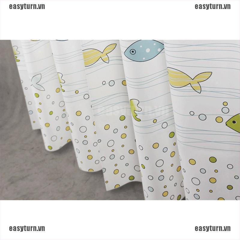 Rèm Che Bồn Tắm Bằng Nhựa Dày Chống Thấm Nước Họa Tiết Hoạt Hình Dễ Thương