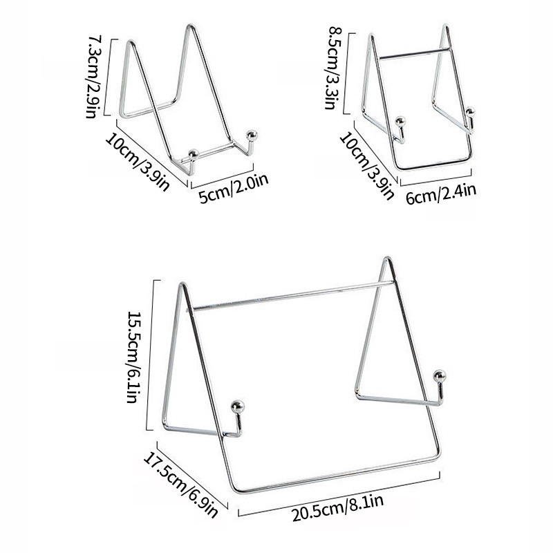 Giá đỡ đọc sách, điện thoại, ipad kim loại để bàn đa năng tiện dụng 20.5x17.5x15.5cm