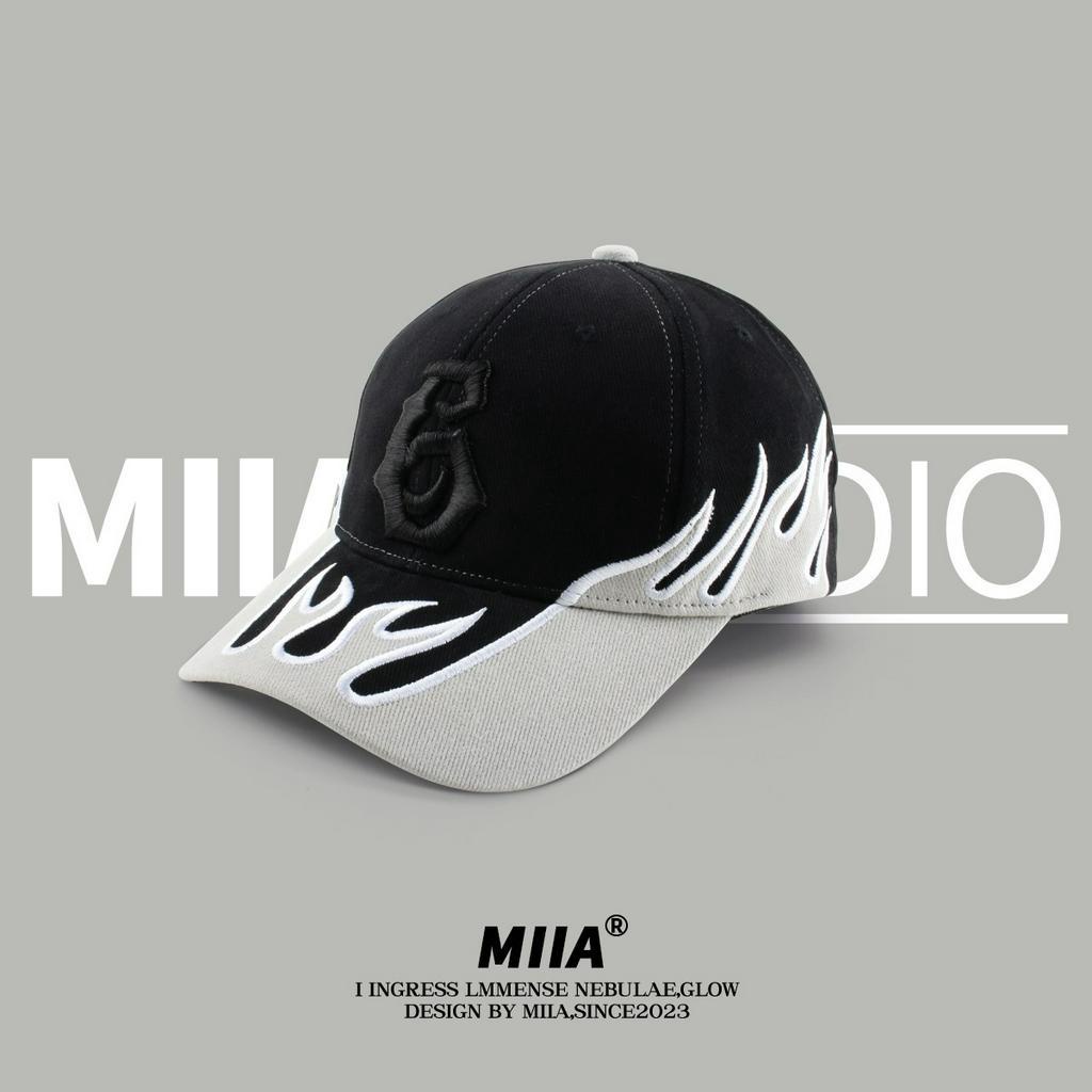 Mũ Lưỡi Trai Cứng Thêu Chữ Số 6 Phong Cách Hip Hop Đường Phố Cá Tính Cho Nữ