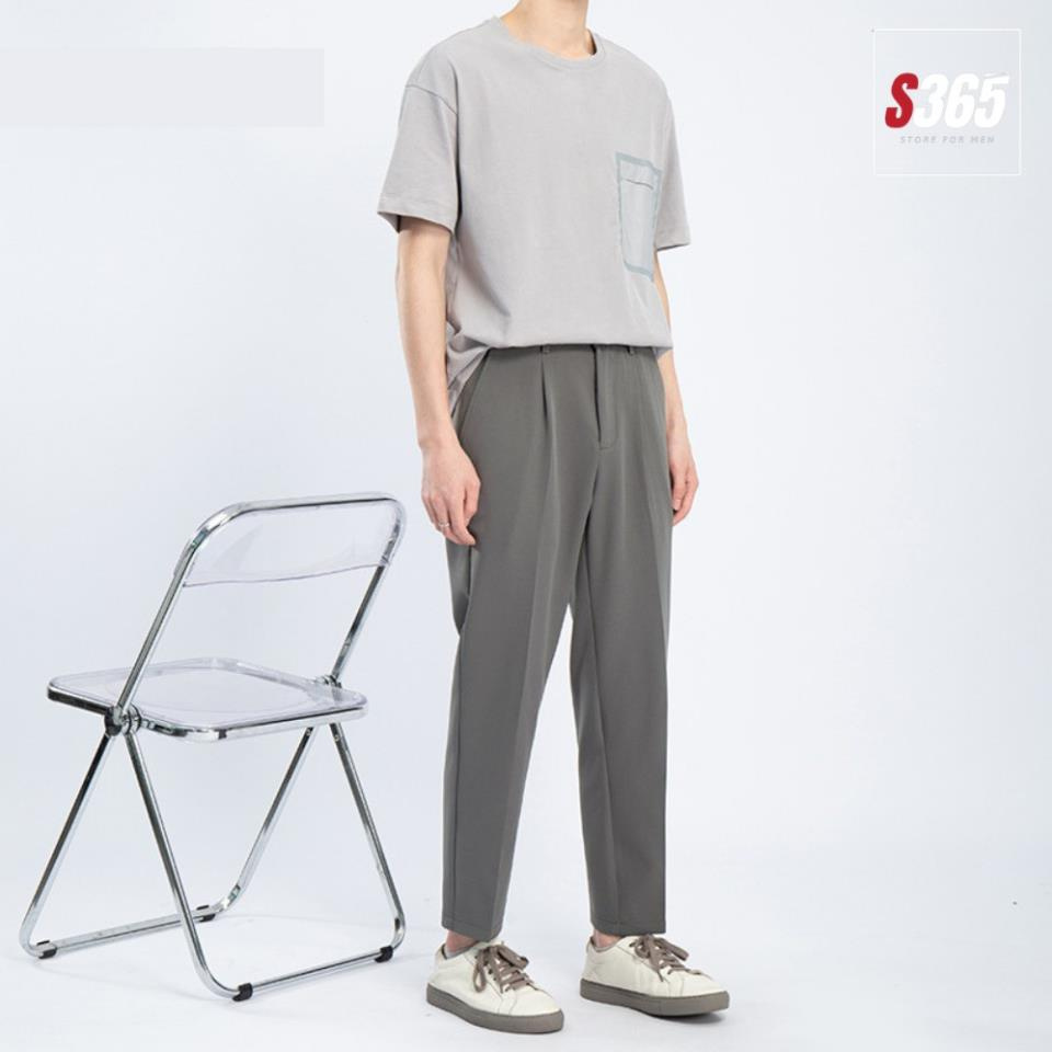 Quần âu nam ống rộng 1 nút cài giữa chất vải Nano thoáng mát thời trang S365 - JBA01 | BigBuy360 - bigbuy360.vn