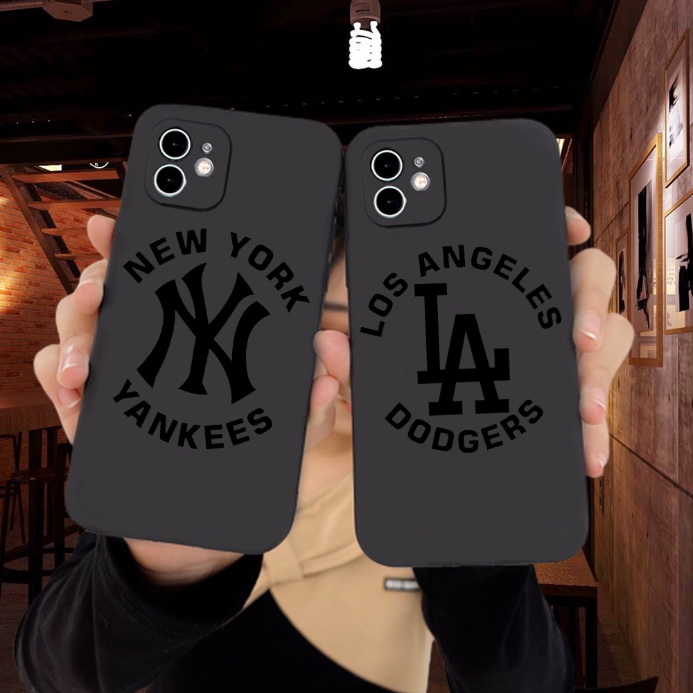 Ốp Lưng Iphone TPU Cạnh Vuông LA & NY BVC Iph6/6plus/6s/6splus/7/7plus/8/8plus/x/xs/11/12/pro/13/promax