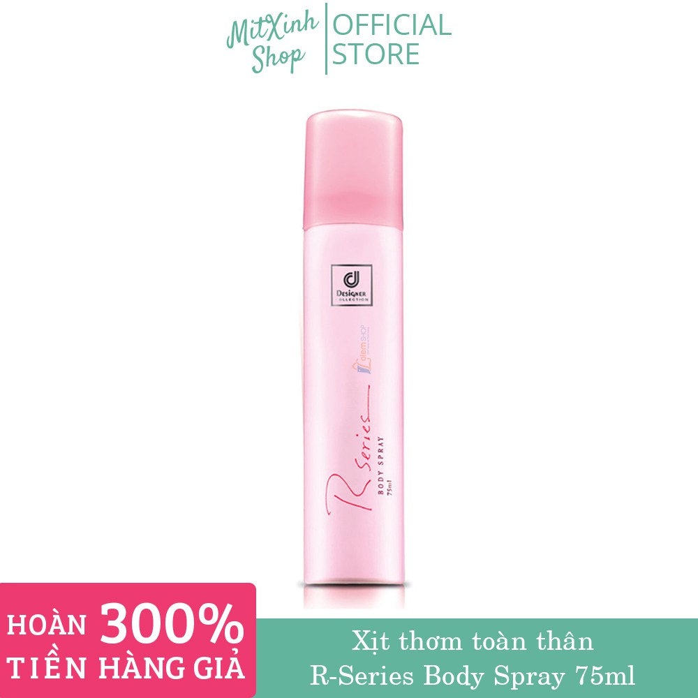 Xịt thơm toàn thân Designer collection rseries body spray Thái Lan 75ml