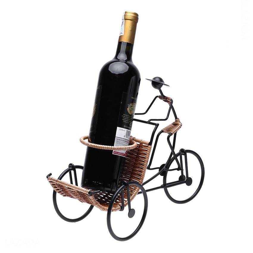 Kệ rượu hình người đạp xích lô chở rượu Eden Living EDL-R017 thumbnail