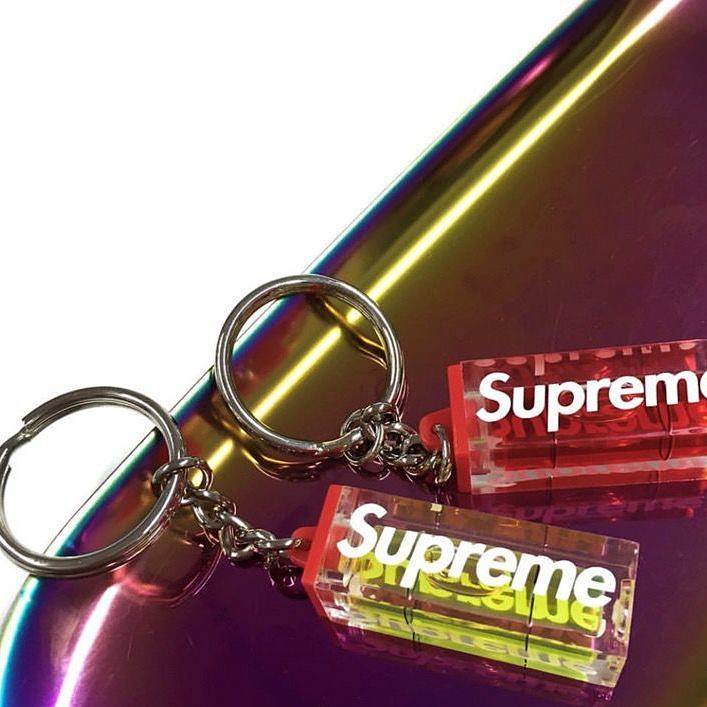 Móc Khóa Hình Logo Supreme 18fw
