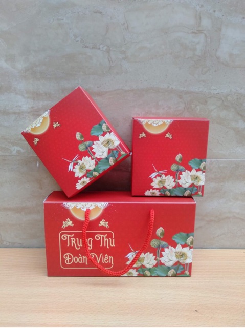 Siêu Phẩm Hot Nhất Mùa Trung Thu: Hộp Trung Thu 2 bánh kèm hộp Hạ An Nhiên