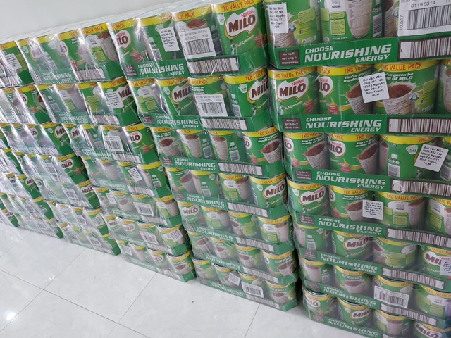 Sữa Milo Úc hộp 1kg cho cả nhà (hộp thiếc) Date 2021