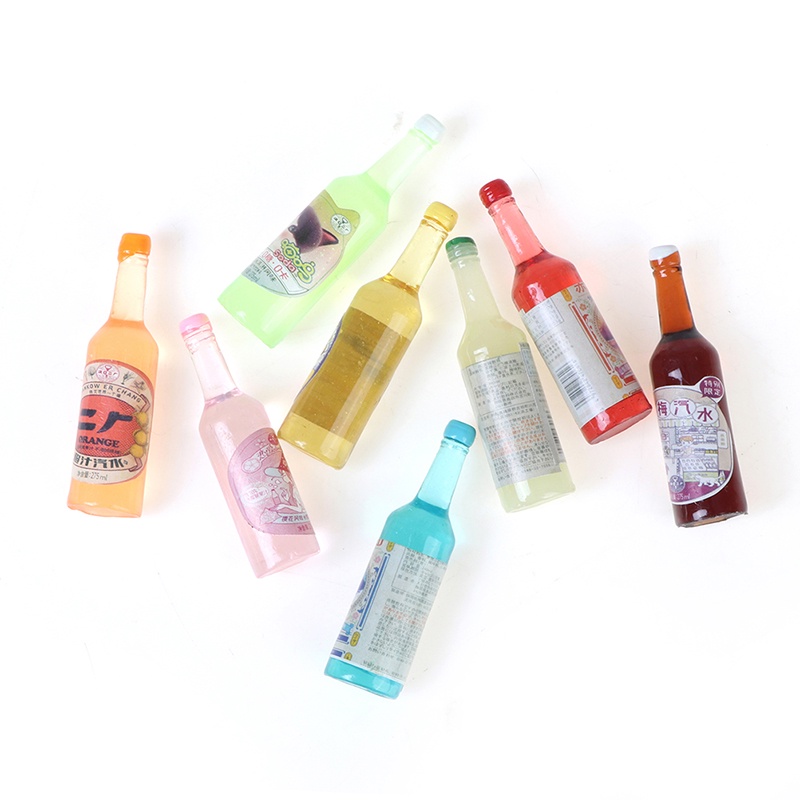 5 Chai nước soda đồ chơi búp bê tỉ lệ 1:12 1:6 độc đáo