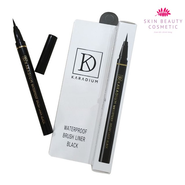 Kẻ Mắt Dạ Karadium Waterproof Brush Liner Black