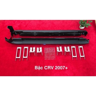 BẬC LÊN XUỐNG HONDA CRV 2007- 2012, MẪU ĐEN ĐÚC