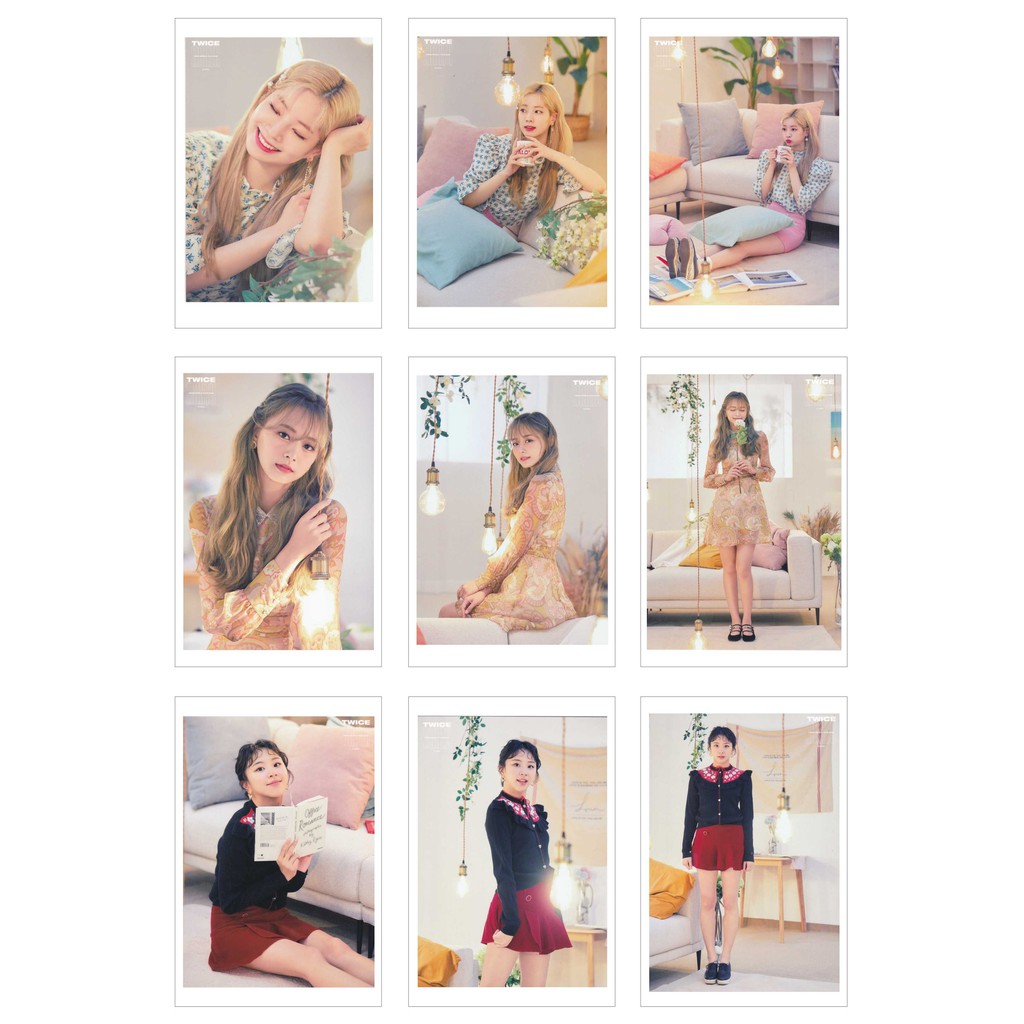 [Ép Lụa] Lomo Card 27 Ảnh TWICE - LIGHT IN JAPAN