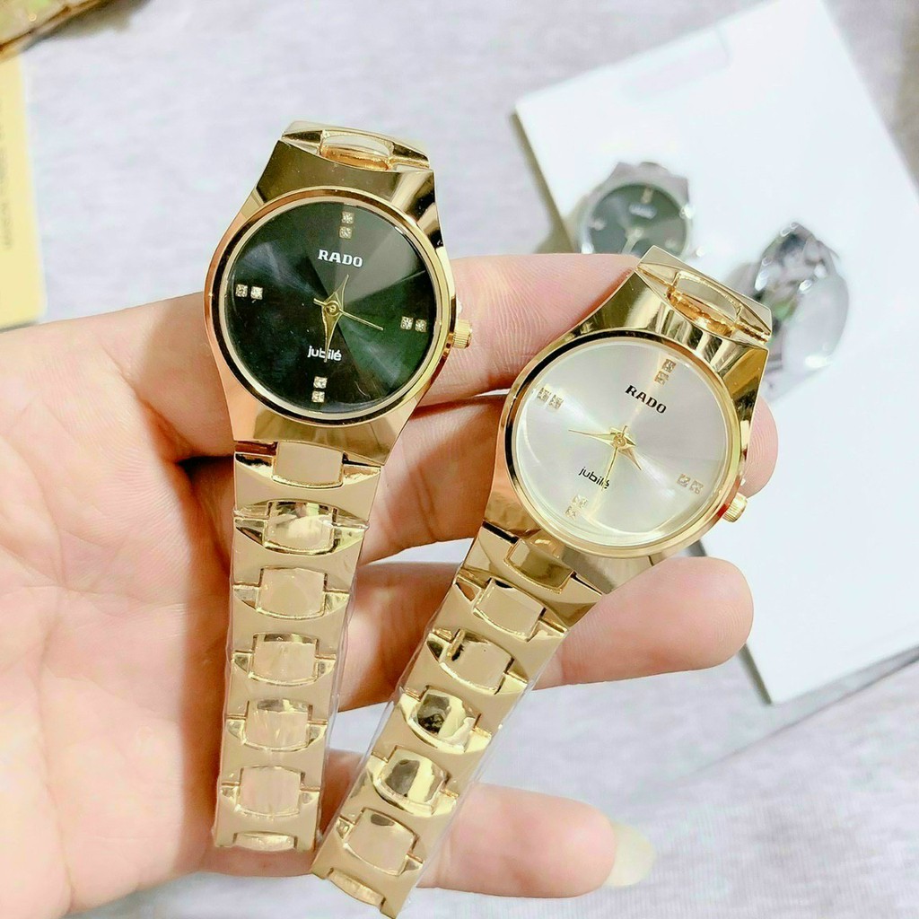 Đồng hồ cặp đôi nam nữ unisex, đồng hồ đeo tay dây kim loại RA-DO mặt tròn, siêu bền đẹp, thời trang cao cấp giá rẻ #6
