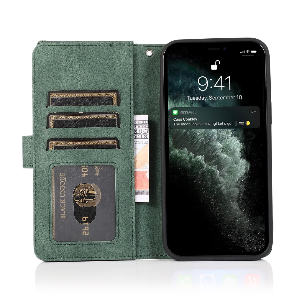 Bao Da Điện Thoại Có Khóa Kéo Cho iphone 13 Pro Max 12 Mini 11 Pro Max iphone 13 Pro 12Pro