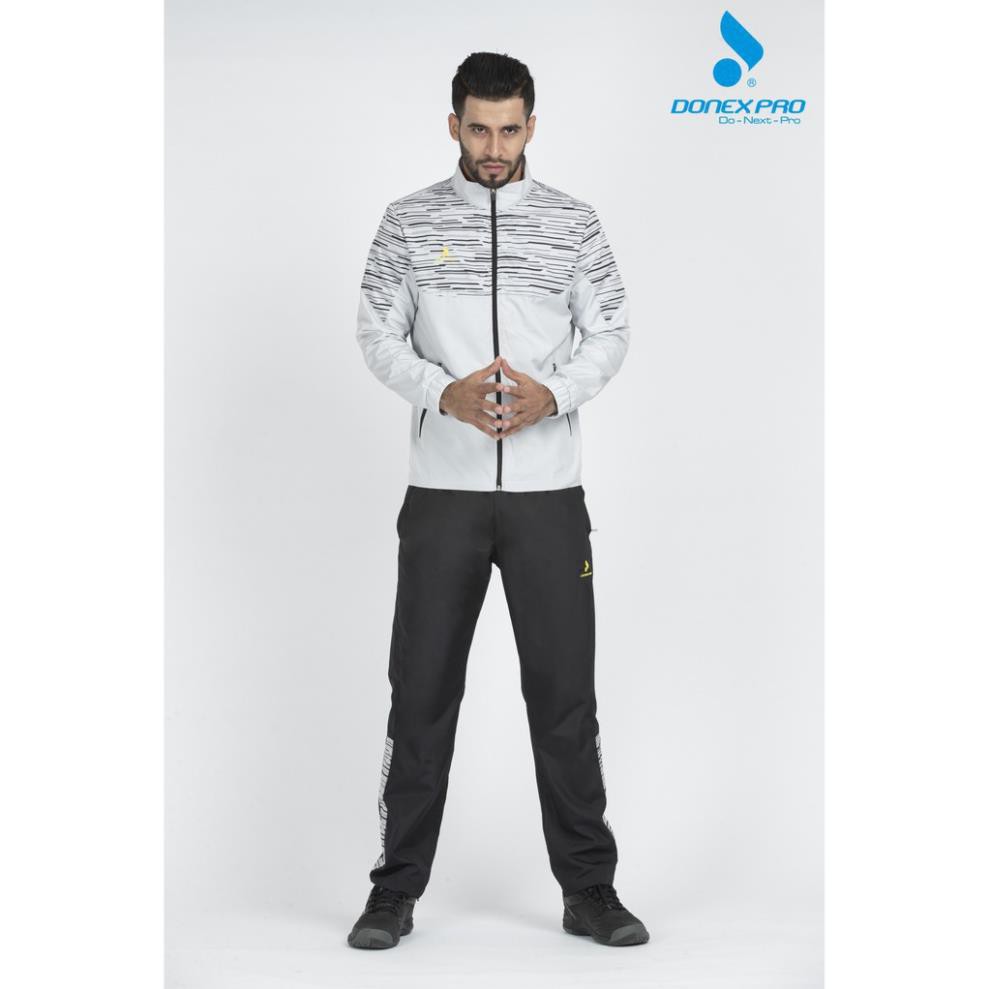 [Chính Hãng]Bộ gió thể thao nam DONEXPRO 242-642 màu ghi