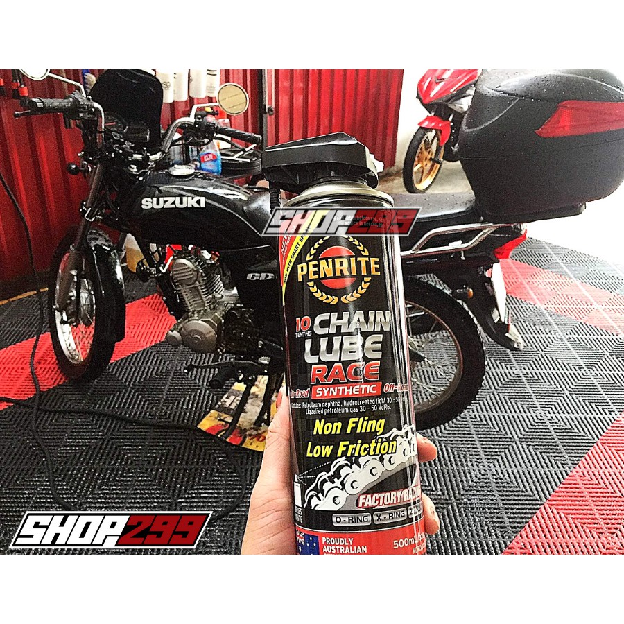Dưỡng sên không văng PENRITE 10 TENTHS CHAIN LUBE RACE 500ML